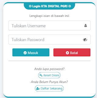 Register PGRI Kab. Tegal - Persatuan Guru Republik Indonesia Cabang Kab. Tegal